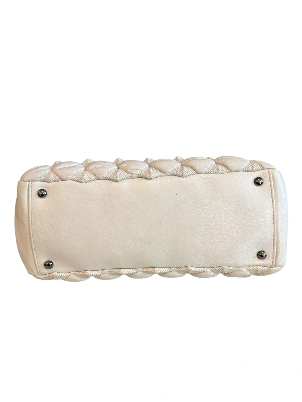 CHANEL Stravinsky Bubble Quilted Tote